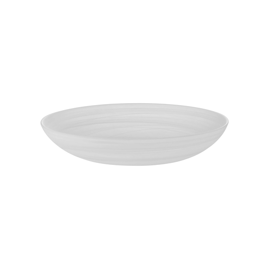 Normann Copenhagen Cosmic syvä lasilautanen, 22 cm, valkoinen