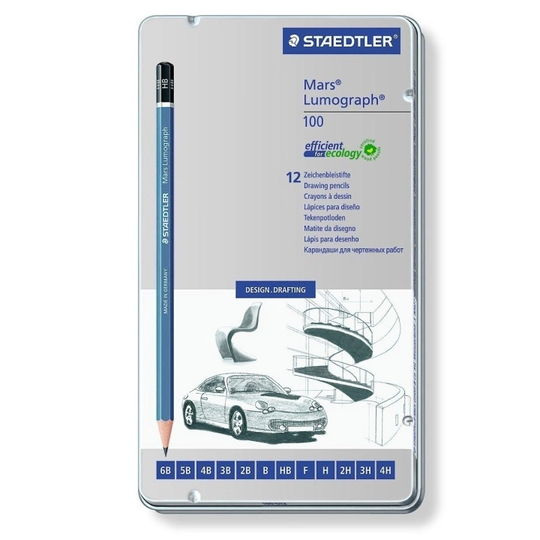 Staedtler Mars Lumograph 12-setti Design