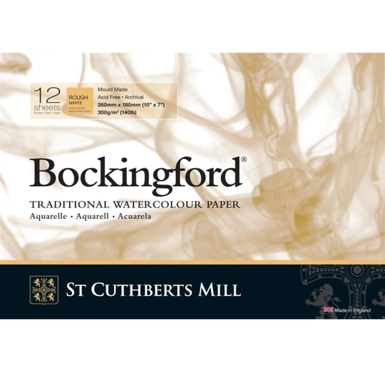 St Cuthberts Mill Bockingford Akvarelliilehtiö Rough 300gx18cm