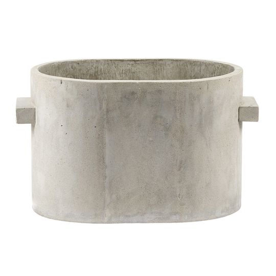 Serax Betoniruukku ovaali, 34 x 23 cm, harmaa