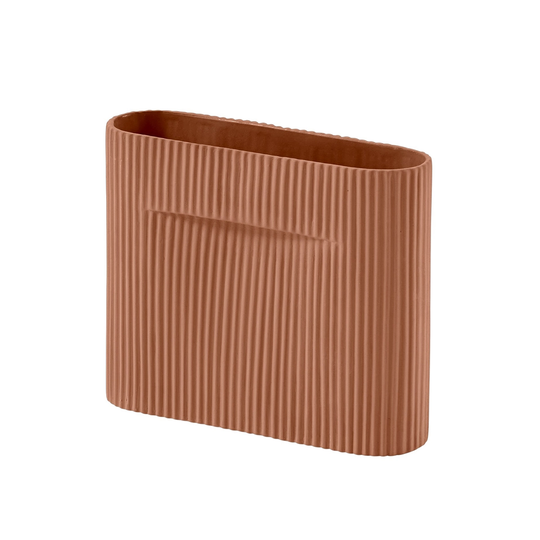 Muuto Ridge maljakko, 16,5 cm, terrakotta
