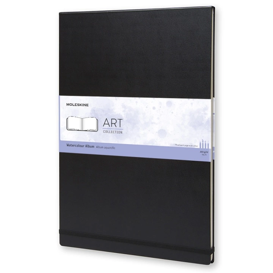 Moleskine Watercolor Album A3 Musta