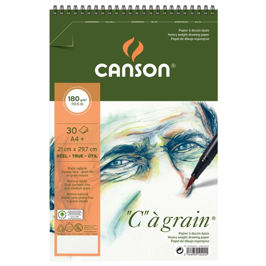 Canson C à grain 180g A4+