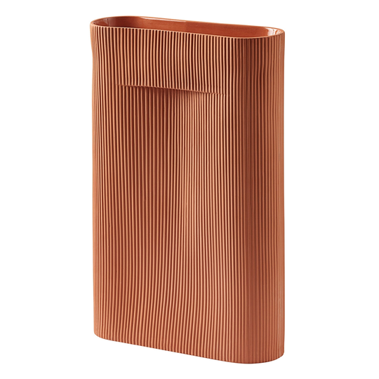 Muuto Ridge maljakko, 48,5 cm, terrakotta