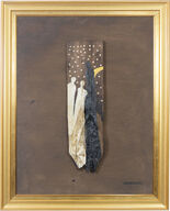 Juhani Palmu - Pyhä - Paanutyö Tyrvään Pyhän Olavin kirkon kattopaanulle - 105x85 cm