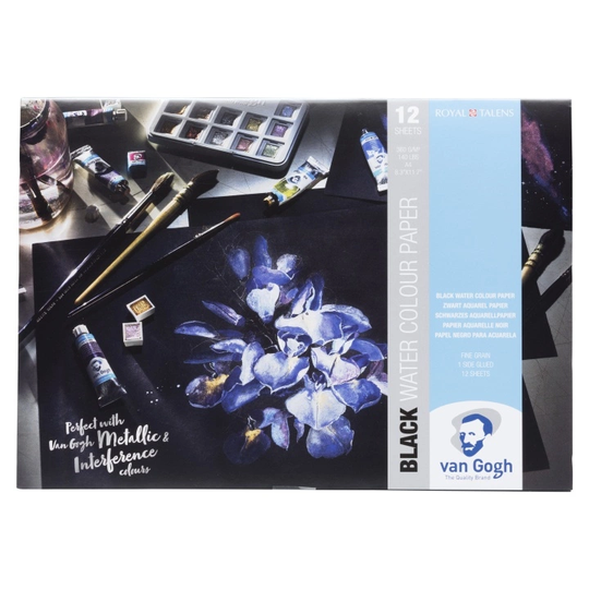 Van Gogh Watercolor Pad A4 Balck