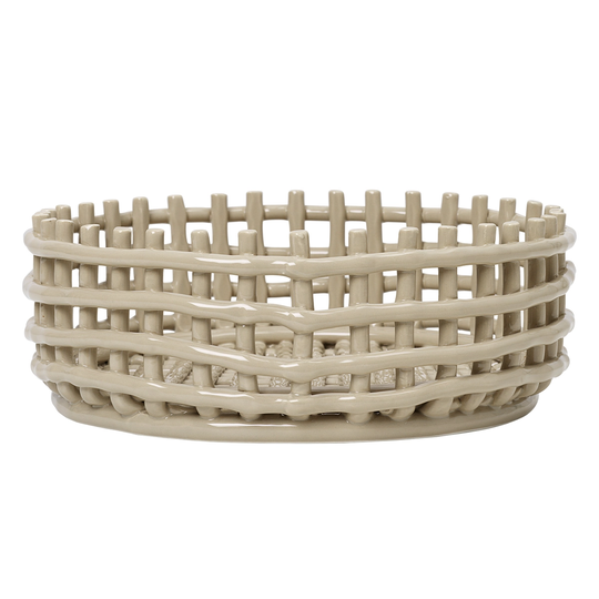 ferm LIVING Ceramic vati, cashmere