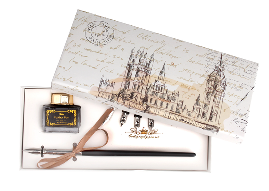 Nassau - Calligraphy Pen Set 8 pcs - (K-AR0911/GE)