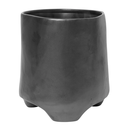 ferm LIVING Esca ruukku, keskikokoinen, 19 cm, musta