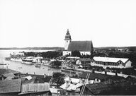 Canvas-taulu | Akustiikkataulu Naantali 1930-luku O.W Sorthan/Naantalin museo MV 3854
