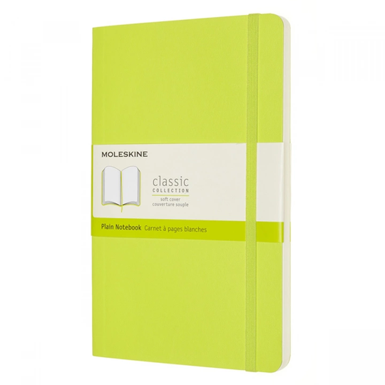 Moleskine Classic Soft Cover Large Lemon Green Ruled
