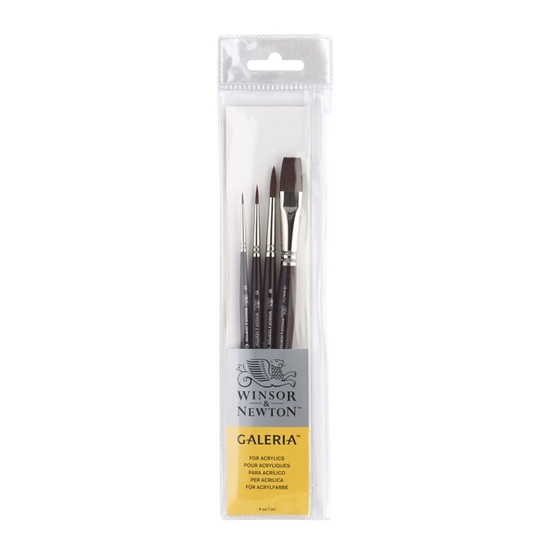 Winsor & Newton Galeria Synteettisivellin 4-setti