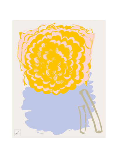 Kukkapenkki-juliste, 50 x 70 cm
