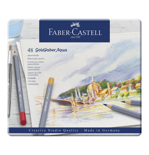 Faber-Castell - Goldfaber akvarel tin, 48 pc (114648)