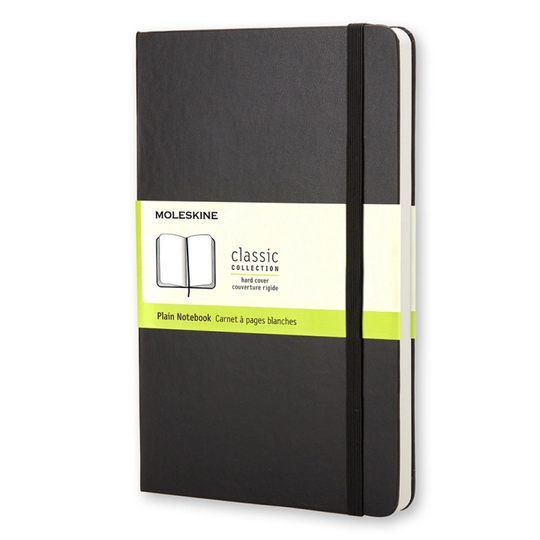 Moleskine Classic Hardcover Large Musta Ruled