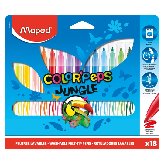 Maped Colorpeps Tussit Jungle 18 kpl