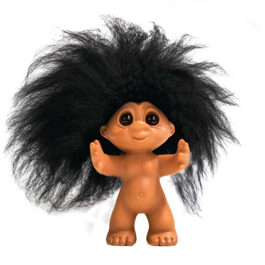 Good Luck Troll - Gjøl Peikko 9 cm - Rubber Look