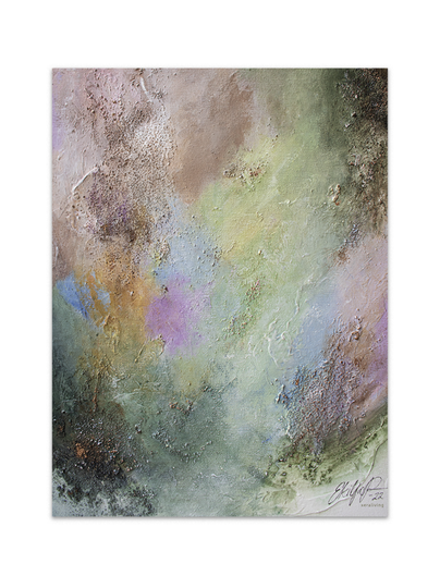 Let it all flow sellutaulu, 30 x 40 cm