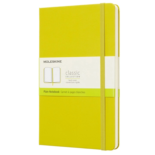 Moleskine Classic Hardcover Large Keltainen Plain