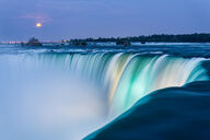 Canvas-taulu | Akustiikkataulu Niagara Falls Super Moon 1900