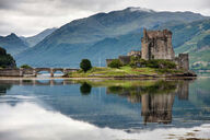 Canvas-taulu | Akustiikkataulu Scotland Eilean Donan Castle 1978