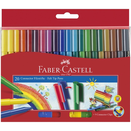 Faber-Castell Tussikynät Connector 20-setti