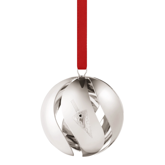 Georg Jensen Keräiltävä koriste 2022, pallo, palladium pinnoitettu messinki