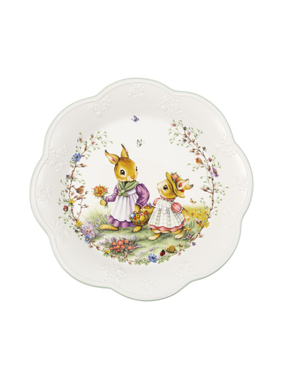 Spring fantasy bowl large flower meadow -kulho 30 x 5 cm