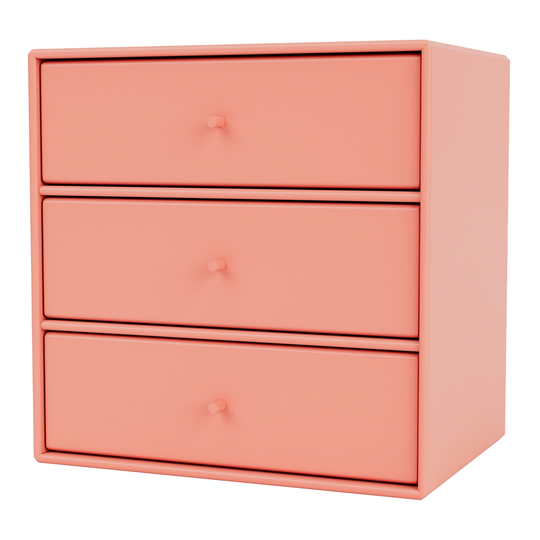 Montana Furniture Montana Mini moduuli 3 vetolaatikolla, 151 Rhubarb