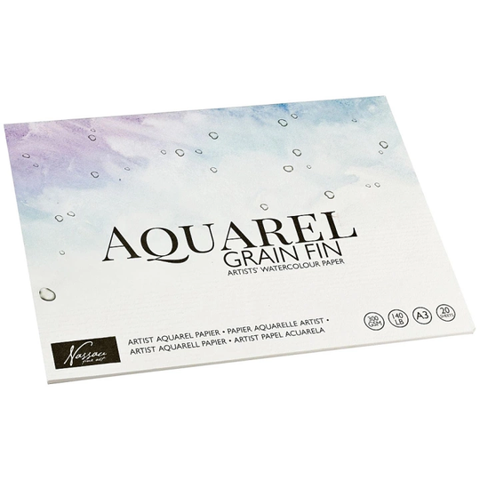 Nassau Fine Art Paper Aquarel A3, 20 sheets