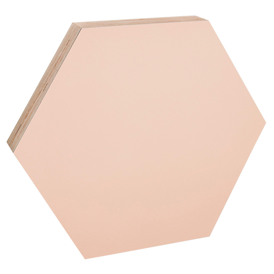 Kotonadesign Muistitaulu hexagon, 52,5 cm, puuteri
