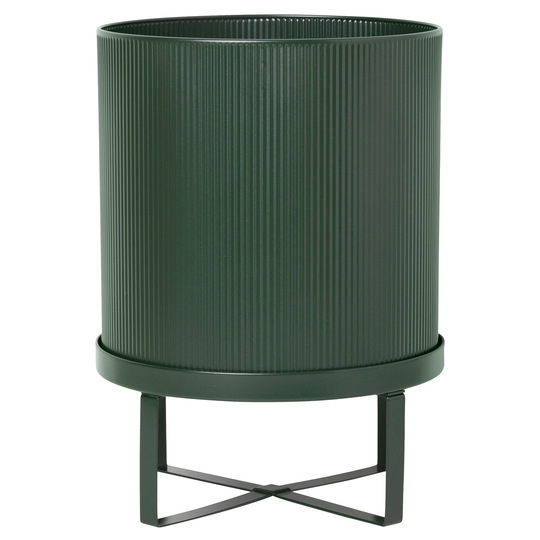 ferm LIVING Bau ruukku, iso, tummanvihreä