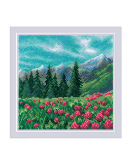 Tavla Bergsblomster