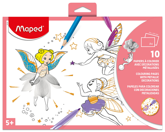 Maped - Photo Color Metallized Paper x10 - Pink