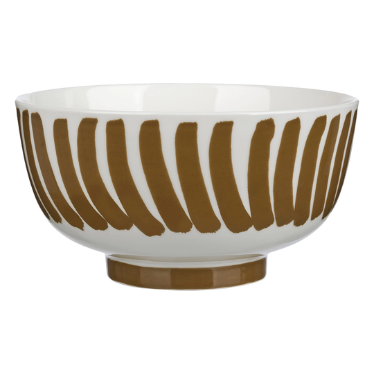 Marimekko Oiva - Hyräily kulho, 3 L, valkoinen - märkä hiekka