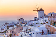 Canvas-taulu | Akustiikkataulu Santorini Oia 726