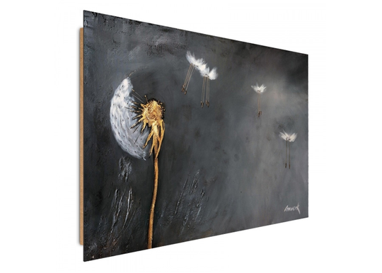 Taulu Dandelion at night 3D 98x68 cm