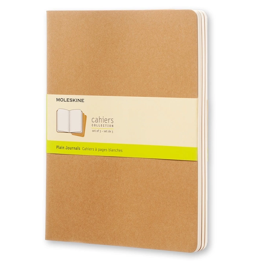 Moleskine Cahier XL Kraft Plain