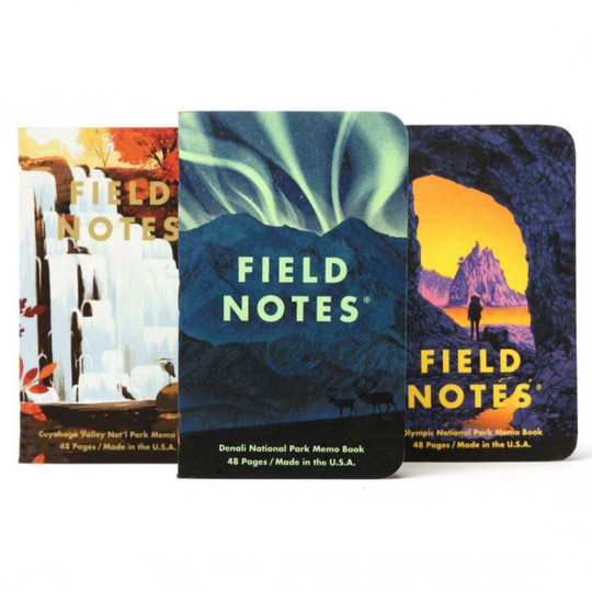 Field Notes National Parks Serie E 3-Pack