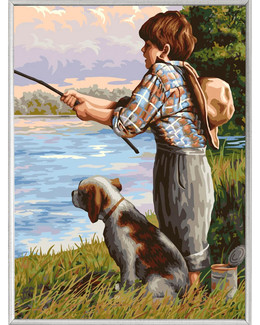 Paint By Numbers Pieni kalastaja