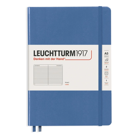Leuchtturm1917 Muted Colors A5 Medium Denim Plain