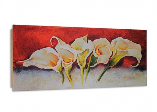 Taulu White callas 3D 100x50 cm