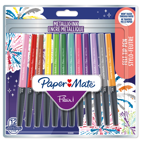 Paper Mate - Flair Metallic Felt Tip Pens (2137362)
