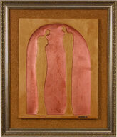 Juhani Palmu - Sielut puureliefi - 69x59 cm