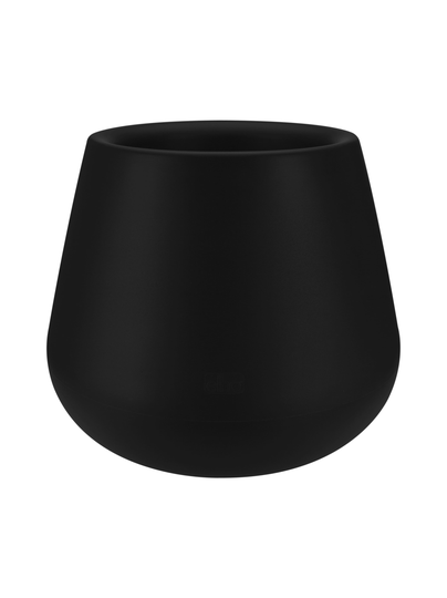 Elho pure cone musta ruukku ∅55cm, korkeus 47cm