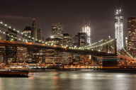 Canvas-taulu | Akustiikkataulu Upea Brooklyn bridge 2969