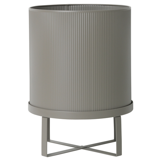 ferm LIVING Bau ruukku, iso, lämmin harmaa