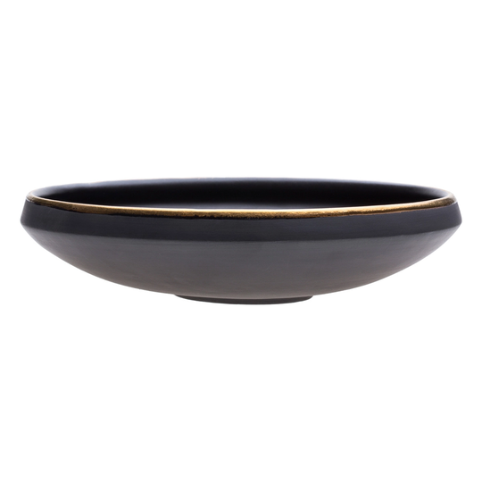 Vaidava Ceramics Eclipse Gold kulho 1,1 L, musta - kulta