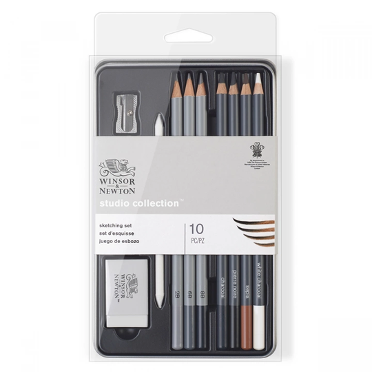 Winsor & Newton Studio Collection Luonnoskynät 10 osat