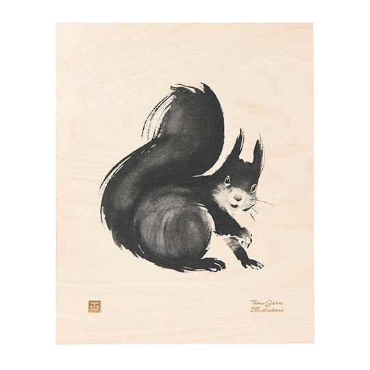 Teemu Järvi Illustrations Orava vanerijuliste